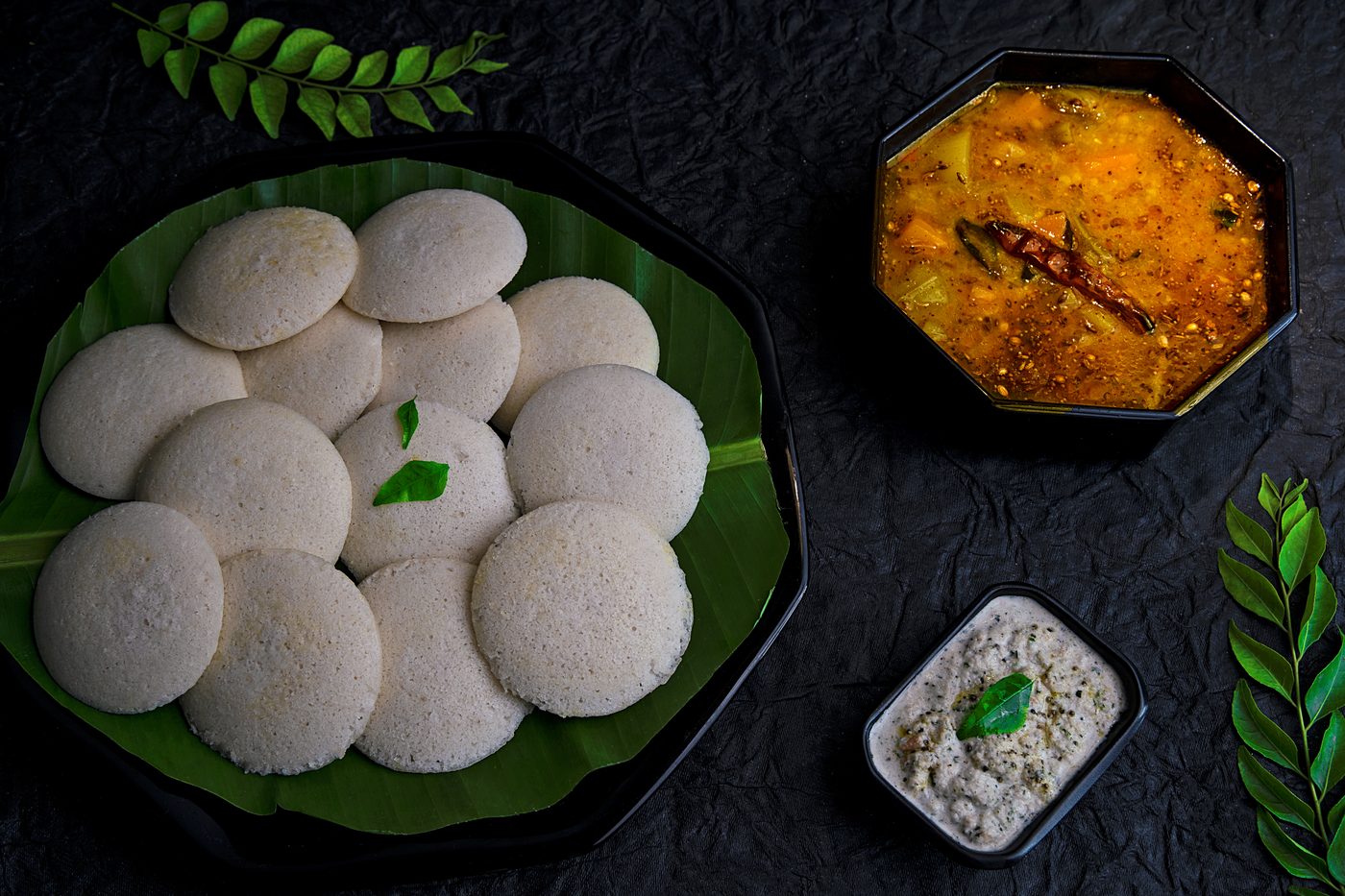 Example gallery photography — idli with sambar