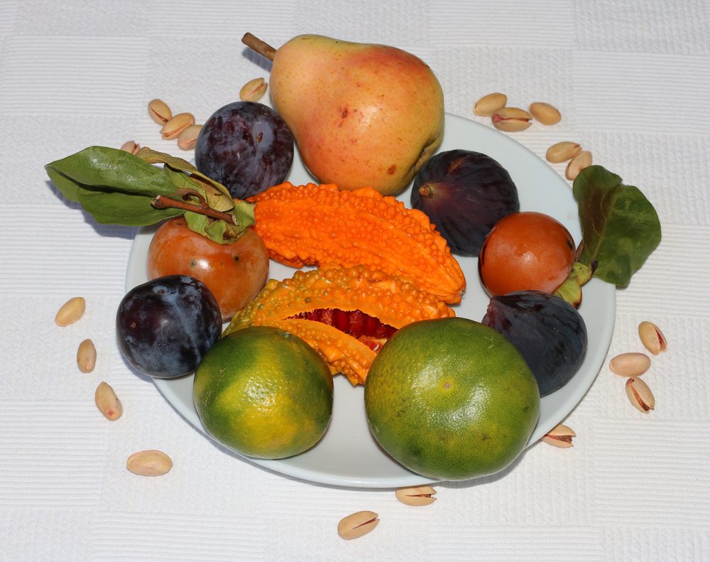 Example dish photography — a fresh fruit plate